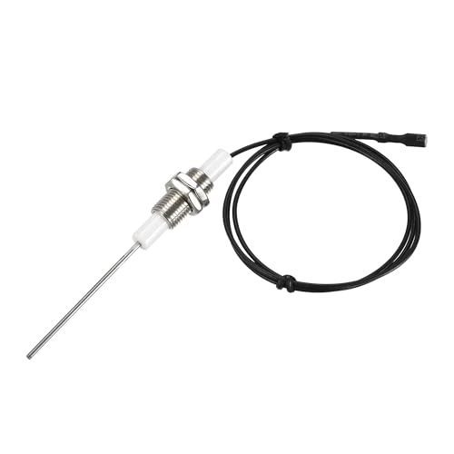 sourcing map 3Stk Zünder Kabel Gas Grill Zündkabel Zündelektroden Ersatz Keramische Elektrodenanordnung 600mm Länge von sourcing map