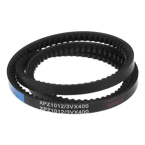 sourcing map 3VX400 Gummikraftband, Industrie-Keilrippenriemen mit rohem Rand, 40" Länge x 0,38" Breite x 0,32" Dicke von sourcing map