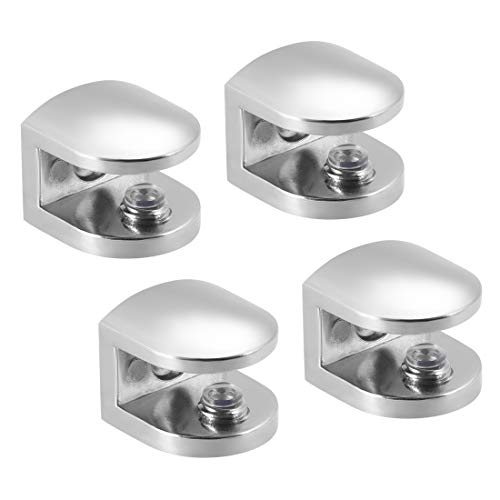 sourcing map 4 Pcs Glasregalhalterungen Zinklegierung Glasklemmclip für 8-10mm, Typ-05 de sourcing map 4 Pcs Glasregalhalterungen Zinklegierung Glasklemmclip für 8-10mm, Typ-05 de von sourcing map