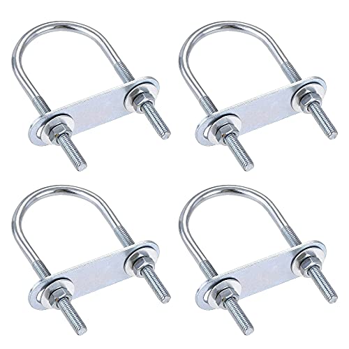 sourcing map 4 Satz Runde U-Bolzen U Bügelschrauben Bügelbolzen Stahl M6 mit Mutter Platte Scheiben 40mm Innen 90mm Lang sourcing map 4 Satz Runde U-Bolzen U Bügelschrauben Bügelbolzen Stahl M6 mit Mutter Platte Scheiben 40mm Innen 90mm Lang von sourcing map