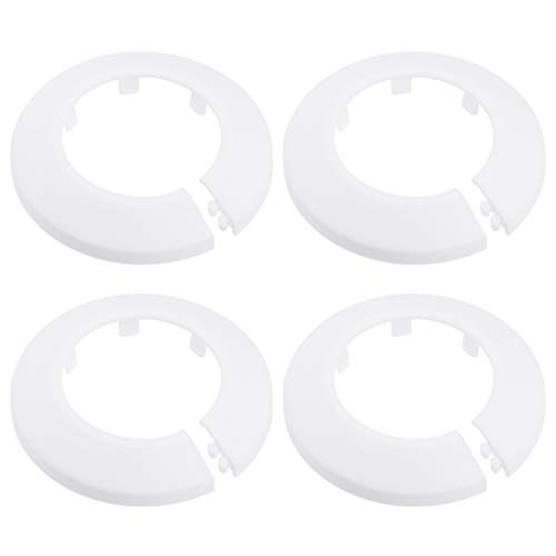 sourcing map 4 Stück 50mm Rohr abdeckung Dekoration PP Heizkörper Rosette Wasserrohr Wand Abdeckung Weiß sourcing map 4 Stück 50mm Rohr abdeckung Dekoration PP Heizkörper Rosette Wasserrohr Wand Abdeckung Weiß von sourcing map