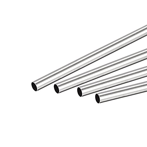 sourcing map 4 Stück 304 Edelstahl Rohr 3mm Außendurchmesser, Nahtlose Gerade Rundrohr 0.2mm Wandstärke, Runde Edelstahlrohr 300mm Länge, Industrie Präzision Metallrohr für Geländer Handläufe sourcing map 4 Stück 304 Edelstahl Rohr 3mm Außendurchmesser, Nahtlose Gerade Rundrohr 0.2mm Wandstärke, Runde Edelstahlrohr 300mm Länge, Industrie Präzision Metallrohr für Geländer Handläufe von sourcing map