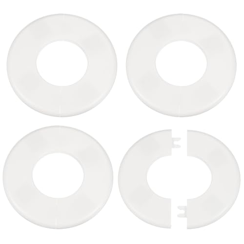 sourcing map 4 Stück Wand-Spaltflansch, 51 mm, selbstklebende Sanitär-Abdeckplatten, ABS-Kunststoff, runde Rosette, Schnalle, Design für Wasserleitung, Badezimmer, Küche, Dekoration, Weiß sourcing map 4 Stück Wand-Spaltflansch, 51 mm, selbstklebende Sanitär-Abdeckplatten, ABS-Kunststoff, runde Rosette, Schnalle, Design für Wasserleitung, Badezimmer, Küche, Dekoration, Weiß von sourcing map