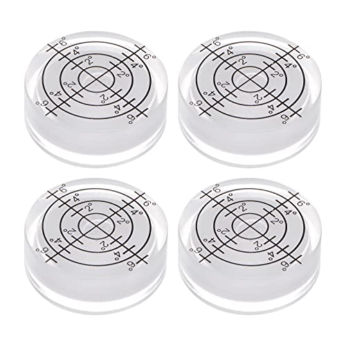 sourcing map 4 Stück Wasserwaagen mit Runde Blasen 32x12mm Mini Kreisförmige Bullseye Wasserwaage für Nivellierung Kamera Stativ Teleskop Workshop Drehscheibe Weiß sourcing map 4 Stück Wasserwaagen mit Runde Blasen 32x12mm Mini Kreisförmige Bullseye Wasserwaage für Nivellierung Kamera Stativ Teleskop Workshop Drehscheibe Weiß von sourcing map