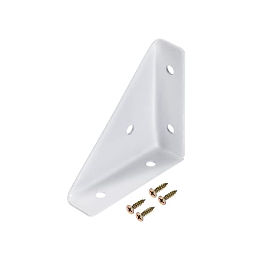 sourcing map 4 Stück Winkel Eckwinkel 66 mm x 66 mm kaltgewalzte Stahlstreben Verbindungsstütze für Schreibtischbettkante Weiß sourcing map 4 Stück Winkel Eckwinkel 66 mm x 66 mm kaltgewalzte Stahlstreben Verbindungsstütze für Schreibtischbettkante Weiß von sourcing map