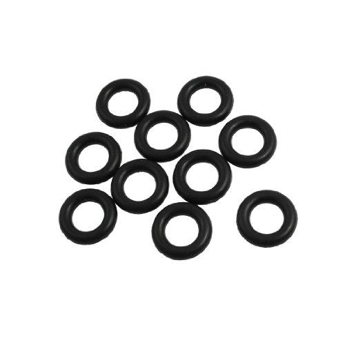 sourcing map 4 mm x 18 mm Black Rubber Sealing O Ring Seal Tüllen Waschmaschine 10 PCS de von uxcell