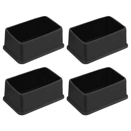 sourcing map 4 x quadratische PVC-Stuhlbeinkappen, 75 mm x 45 mm Außendurchmesser, schwarze Möbelfüße, Tischfußabdeckungen, Bodenschoner für Terrasse, Tisch, Schrank, Bett, Möbel sourcing map 4 x quadratische PVC-Stuhlbeinkappen, 75 mm x 45 mm Außendurchmesser, schwarze Möbelfüße, Tischfußabdeckungen, Bodenschoner für Terrasse, Tisch, Schrank, Bett, Möbel von sourcing map