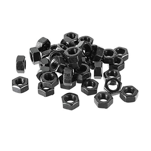 sourcing map 40Stk.Sechskantmuttern M8x1,25 mm Sechskantmutter mit metrischem Grobgewinde Kohlenstoffstahl Schwarz sourcing map 40Stk.Sechskantmuttern M8x1,25 mm Sechskantmutter mit metrischem Grobgewinde Kohlenstoffstahl Schwarz von sourcing map