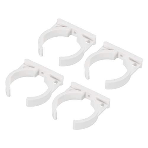 sourcing map 4Paket Wasserfilter Clip Doppelte Wasserreiniger Filter Klemmbügel 46x57mm Weiß von sourcing map