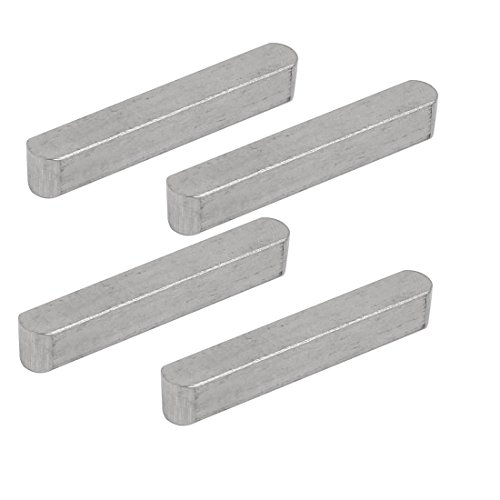 sourcing map 4Stk Edelstahl 304 lieferbar Schlüsselhalter runde beendete 40mm x 6mm x 6mm DE de von sourcing map