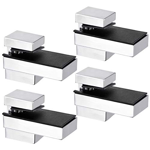 sourcing map 4 Stück Glasregalhalterung, Glasklemme aus massiver Zinklegierung, einstellbar für 4-15 mm sourcing map 4 Stück Glasregalhalterung, Glasklemme aus massiver Zinklegierung, einstellbar für 4-15 mm von sourcing map