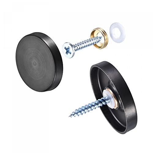 sourcing map 4Stk Schrauben 30mm/1.18" Deko Abdeckkappe Gebürstet für Schild Werbe Schwarz sourcing map 4Stk Schrauben 30mm/1.18" Deko Abdeckkappe Gebürstet für Schild Werbe Schwarz von sourcing map