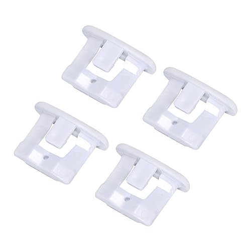sourcing map 4Stk WD12X10304 Geschirrspüler Oberes Gestell Schieber Endkappe Ersatz Teil für Ersatz WD12X344 AP4484666 PS2370502 WD30X97 von sourcing map