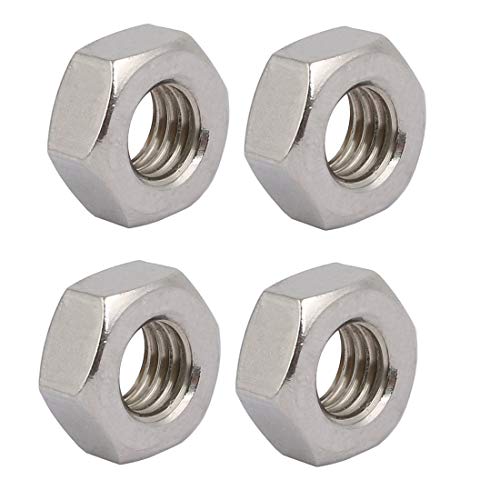 sourcing map 4Stk. Links Hand Sechskantmutter Gewinde 201 Edelstahl Metrisch M10 x 1,5mm de sourcing map 4Stk. Links Hand Sechskantmutter Gewinde 201 Edelstahl Metrisch M10 x 1,5mm de von sourcing map