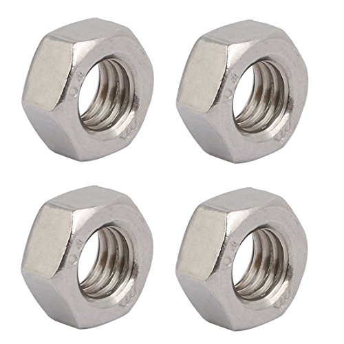 sourcing map 4Stk. Links Hand Sechskantmutter Gewinde 201 Edelstahl Metrisch M8 x 1,25mm de sourcing map 4Stk. Links Hand Sechskantmutter Gewinde 201 Edelstahl Metrisch M8 x 1,25mm de von sourcing map
