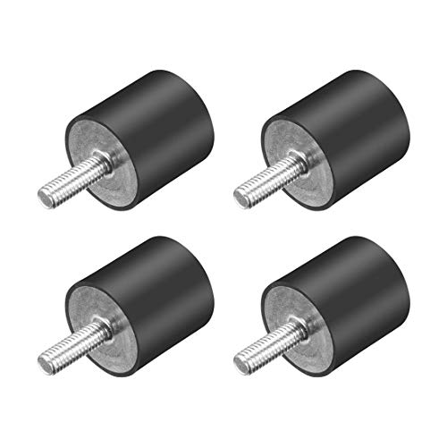 sourcing map 4pcs M6 Vibration Dämpferaufnahme aus Gummi mit Gewindebolzen, 0,79" x 0,79" de sourcing map 4pcs M6 Vibration Dämpferaufnahme aus Gummi mit Gewindebolzen, 0,79" x 0,79" de von sourcing map