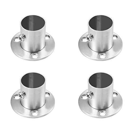 sourcing map 4stk Kleiderschrank Rohrhalterung, 22mm D, Wandhalterung Hängeschiene Steckdose de sourcing map 4stk Kleiderschrank Rohrhalterung, 22mm D, Wandhalterung Hängeschiene Steckdose de von sourcing map