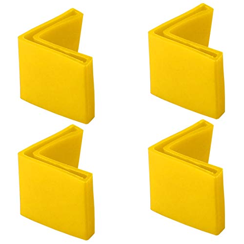 sourcing map 4stk Stuhlbeinkappen L Form Winkel Eisen Fuß Pad PVC Bein Deckel Bodenschutz 40mm x 40mm Gelb sourcing map 4stk Stuhlbeinkappen L Form Winkel Eisen Fuß Pad PVC Bein Deckel Bodenschutz 40mm x 40mm Gelb von sourcing map