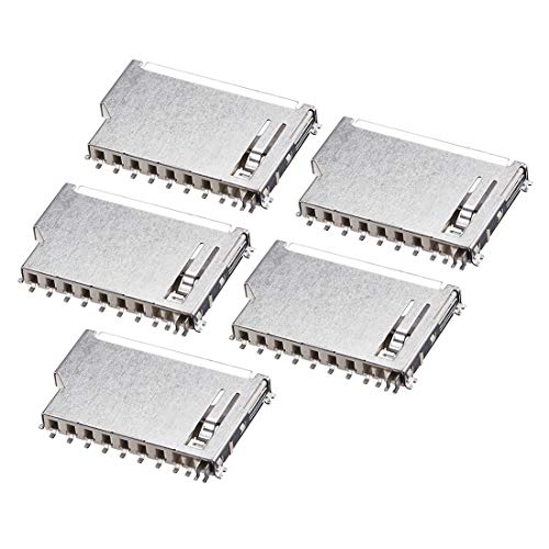 sourcing map 5 STK.SD Speicherkarte Steckdose Klein Körper 11 Stift PCB Montage Verbinder de sourcing map 5 STK.SD Speicherkarte Steckdose Klein Körper 11 Stift PCB Montage Verbinder de von sourcing map