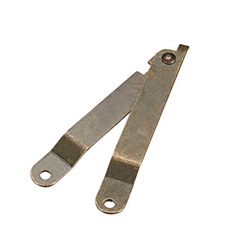 sourcing map 5 Stk. Klappbare Stützscharnier Möbel Kisten Deckel Scharniere 83mmx11mm DE de von sourcing map