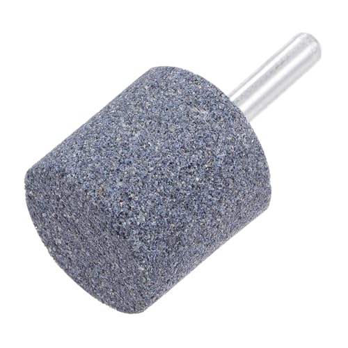 sourcing map 5 Stk. Schleifstein Zylindrischer Korund Schleif- und Polierkopf zum Gravieren Rotationswerkzeugen 1/4" Schaft 1,18" Dmr von sourcing map