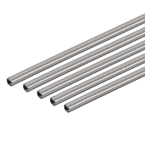 sourcing map 5 Stück 220V/500W (110V/125W) Heizspirale für Ofenersatzheizung 3,85x218mm Cr25Ni20 Ofenheizwiderstandsdraht von sourcing map