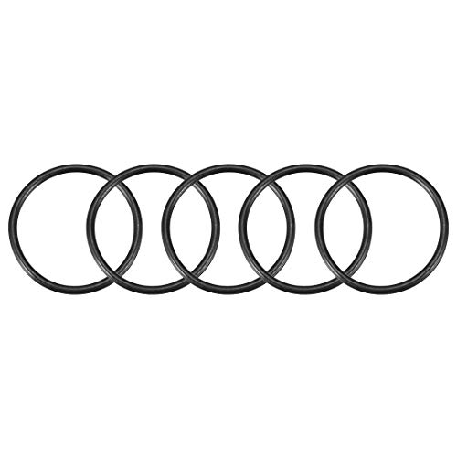 sourcing map 5 Stück O Ring Dichtungsringe Gummidichtung 23 mm AD 20 mm ID 1,5 mm Dicke Nitrilgummi NBR Unterlegscheibe Dichtungssatz für Dichtungselemente Hahnanschluss Reparatur Auto von sourcing map