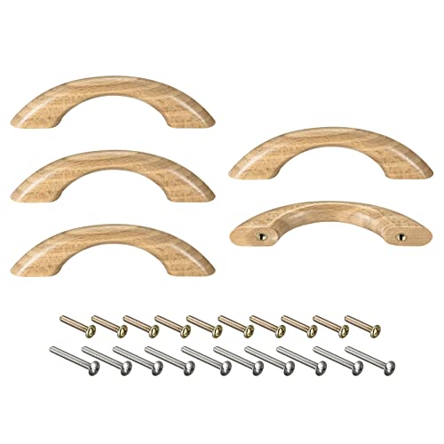 sourcing map 5 Stück Holzgriffe 64 mm/2.52 Zoll Lochabstand für Küchenmöbel Schublade Kleiderschrank Schrank sourcing map 5 Stück Holzgriffe 64 mm/2.52 Zoll Lochabstand für Küchenmöbel Schublade Kleiderschrank Schrank von sourcing map