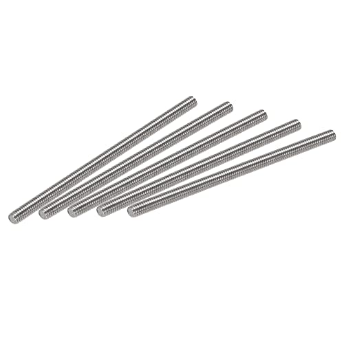 sourcing map 5 Stück M4 x 90 mm Vollgewindestange 304 Edelstahl Rechtsgewinde, M4-0.7 Gewindesteigung sourcing map 5 Stück M4 x 90 mm Vollgewindestange 304 Edelstahl Rechtsgewinde, M4-0.7 Gewindesteigung von sourcing map