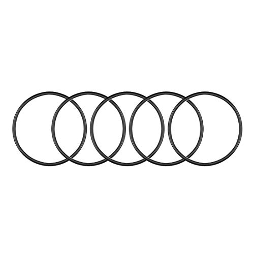 sourcing map 5 Stück O-Ring 42,2mm x 47mm x 2,4mm Dichtungsringe Metrische Nitrilkautschuk O-Ringe Dichtung Gummidichtungen Unterlegscheibe für Duschablauf Rohr Pumpe Hydraulik Pneumatik von sourcing map