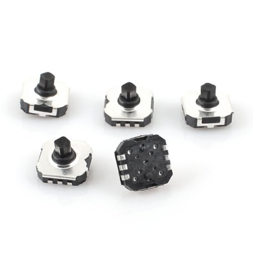 sourcing map 5 stk 7mm x 7mm 6 Pin 5 Way Momentan Druckknopf Surface Mounted Devices SMT Taktile Schalter sourcing map 5 stk 7mm x 7mm 6 Pin 5 Way Momentan Druckknopf Surface Mounted Devices SMT Taktile Schalter von sourcing map