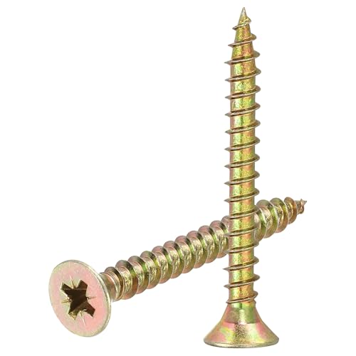 sourcing map 50 Stück M5 x 45 mm Kreuzschlitz-Blechschrauben, Karbonstahl, Kreuzantrieb, selbstschneidende Holzschrauben, Spanplattenschraube für Blech, Holz, Farbe sourcing map 50 Stück M5 x 45 mm Kreuzschlitz-Blechschrauben, Karbonstahl, Kreuzantrieb, selbstschneidende Holzschrauben, Spanplattenschraube für Blech, Holz, Farbe von sourcing map