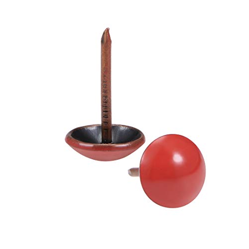 sourcing map 50 Stück Möbel Polster Nägel Reißnägel 11 Kopfdurchm. 17mm Länge Runde Rot sourcing map 50 Stück Möbel Polster Nägel Reißnägel 11 Kopfdurchm. 17mm Länge Runde Rot von sourcing map