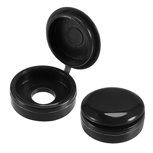 sourcing map 50 Stück Scharnier Schrauben Abdeckkappen 5.8mm Loch Falt Schnappscheibe Schwarz Kunststoff sourcing map 50 Stück Scharnier Schrauben Abdeckkappen 5.8mm Loch Falt Schnappscheibe Schwarz Kunststoff von sourcing map