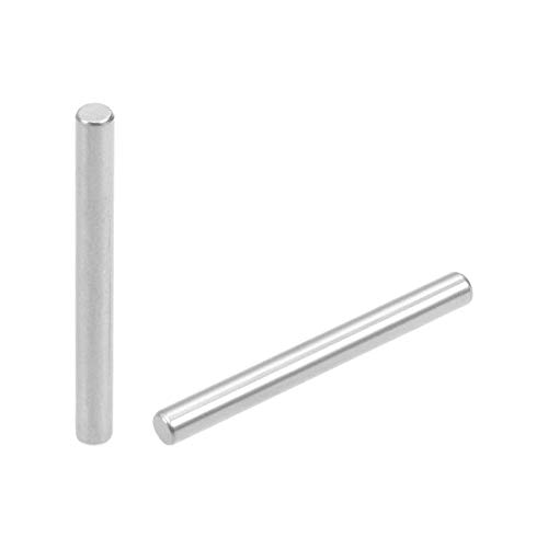 sourcing map 50Stk 3 mm x 30 mm Passstift Zylinderstift Passstifte 304 Edelstahl Regalheringe Stützregale Silberton sourcing map 50Stk 3 mm x 30 mm Passstift Zylinderstift Passstifte 304 Edelstahl Regalheringe Stützregale Silberton von sourcing map