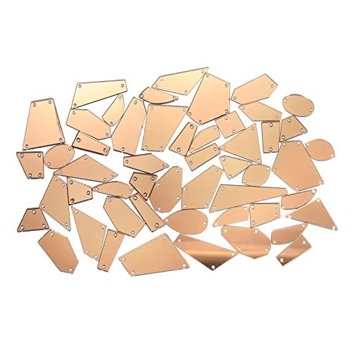 sourcing map 50Stk Aufnähen Acryl Unregelmäßige Spiegel Stück Kit Heimwerker Gespiegelt Strass Spiegel Perlen für Abendkleider Stoffkleid Braun sourcing map 50Stk Aufnähen Acryl Unregelmäßige Spiegel Stück Kit Heimwerker Gespiegelt Strass Spiegel Perlen für Abendkleider Stoffkleid Braun von sourcing map