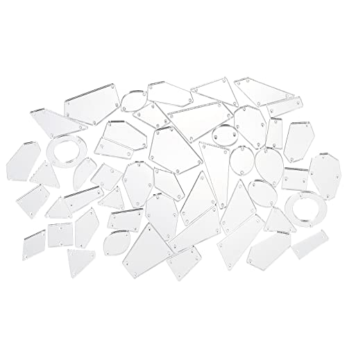 sourcing map 50Stk Aufnähen Acryl Unregelmäßige Spiegel Stück Kit Heimwerker Gespiegelt Strass Spiegel Perlen für Abendkleider Stoffkleid Silber sourcing map 50Stk Aufnähen Acryl Unregelmäßige Spiegel Stück Kit Heimwerker Gespiegelt Strass Spiegel Perlen für Abendkleider Stoffkleid Silber von sourcing map