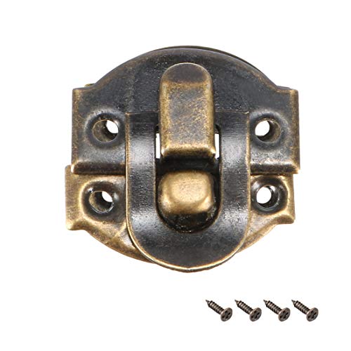 sourcing map 50Stk Box Riegel, Klein Bronze Dekorative Haspe Schmuck Holzkiste Fang DE de von sourcing map