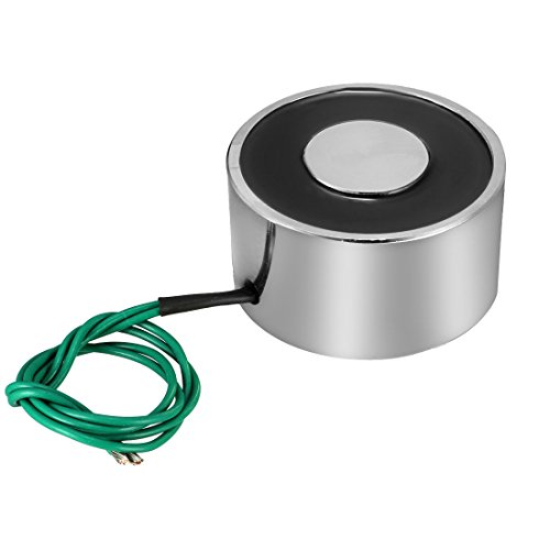 sourcing map 50mm x 27mm DC12V 50KG Gesaugt Scheibe Solenoid Elektrohub Halten Elektromagnet DE de von sourcing map