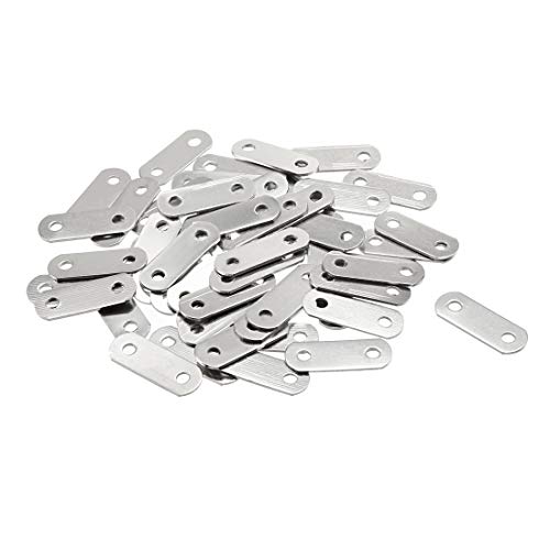 sourcing map 50 Stück Flachverbinder 23mmx8mm Flachverbinder Edelstahl Lochplatte Lochblech für Holzstühle, Bücherregale, Bretter, Fenster, Möbel sourcing map 50 Stück Flachverbinder 23mmx8mm Flachverbinder Edelstahl Lochplatte Lochblech für Holzstühle, Bücherregale, Bretter, Fenster, Möbel von sourcing map