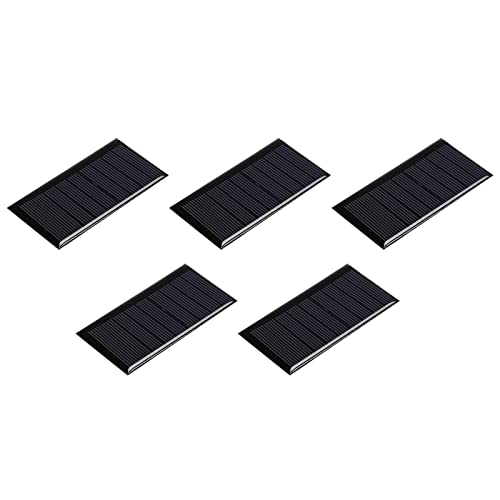 sourcing map 5Stk. Sonnenkollektor Mini Solarpanel Zelle 4,5V 90mA für DIY Projekte mit elektrischer Energie 77,5mm x 40,5mm 0,405W sourcing map 5Stk. Sonnenkollektor Mini Solarpanel Zelle 4,5V 90mA für DIY Projekte mit elektrischer Energie 77,5mm x 40,5mm 0,405W von sourcing map