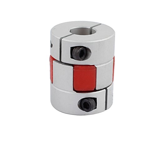 sourcing map 5mm bis 10mm Schaft Pflaumenförmig elastisch Kupplung 25mm Durchmesser 30mm lang DE de von uxcell