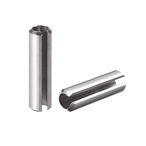 sourcing map 5stk. M6 x 50 mm 304 Edelstahl Spliss Feder Rolle Dübel Stifte Glatt Ende von sourcing map