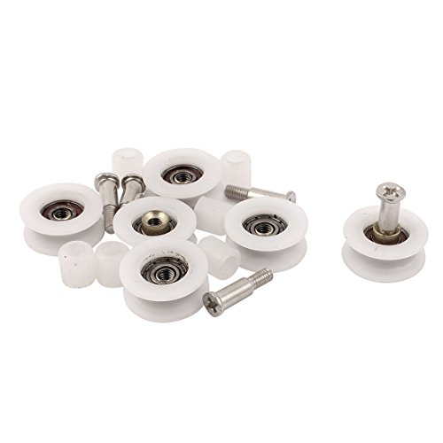 sourcing map 6 Stück 22mm Durchmesser V Schiebe Fenster Tor Riemenscheibe Nut Roller Rad sourcing map 6 Stück 22mm Durchmesser V Schiebe Fenster Tor Riemenscheibe Nut Roller Rad von uxcell