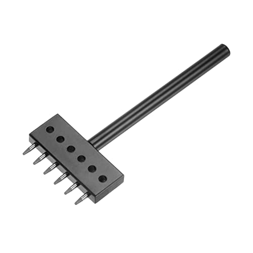 sourcing map 6 Zinken Leder Zinken Schlagen Werkzeug 8mm Stahlzinken Reihe Runde Loch Meißel für Leder Handwerk sourcing map 6 Zinken Leder Zinken Schlagen Werkzeug 8mm Stahlzinken Reihe Runde Loch Meißel für Leder Handwerk von sourcing map