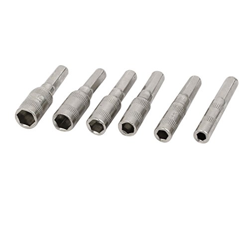 sourcing map 6 in 1 Set M2,5 M3 M3,5 M4,0 M4,5 M5 Innensechskant Steckschlüssel Adapter Bohrer sourcing map 6 in 1 Set M2,5 M3 M3,5 M4,0 M4,5 M5 Innensechskant Steckschlüssel Adapter Bohrer von uxcell