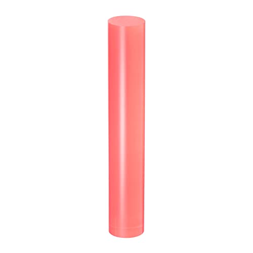 sourcing map 6"x1" Acryl Lehmrolle Tonroller Solide Antihaft Plastik Runde Rohr Roller Polymer Ton Stab Fondant Nudelholz für Formen Modellieren Basteln Handwerke Rosa von sourcing map
