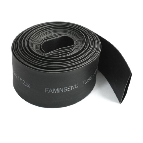 sourcing map 600V 125C 10M 25mm 12,5mm Schwarz Isolierte Abdeckung Schrumpfschlauch sourcing map 600V 125C 10M 25mm 12,5mm Schwarz Isolierte Abdeckung Schrumpfschlauch von uxcell
