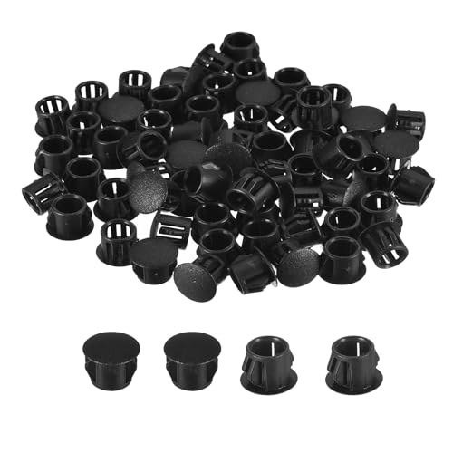 sourcing map 66 Stück 9.5mm Abdeckkappen für Bohrlöcher, Kunststoff Blindstopfen Rohrstopfen Runde Bündige Blende Einrastende Stopfen Bohrungen für Schrank Möbel Endkappen, Schwarz sourcing map 66 Stück 9.5mm Abdeckkappen für Bohrlöcher, Kunststoff Blindstopfen Rohrstopfen Runde Bündige Blende Einrastende Stopfen Bohrungen für Schrank Möbel Endkappen, Schwarz von sourcing map