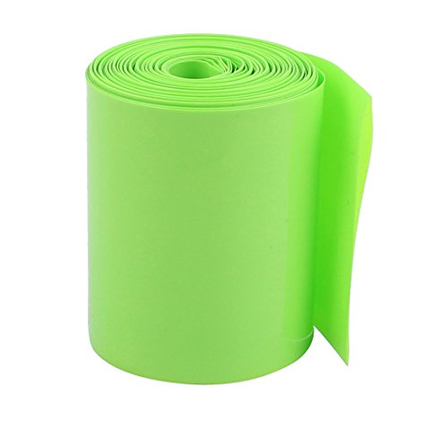 sourcing map 70mm Flache Breite 2.1M Länge PVC Schrumpfschlauch Grün für 18650 Akkupack sourcing map 70mm Flache Breite 2.1M Länge PVC Schrumpfschlauch Grün für 18650 Akkupack von uxcell